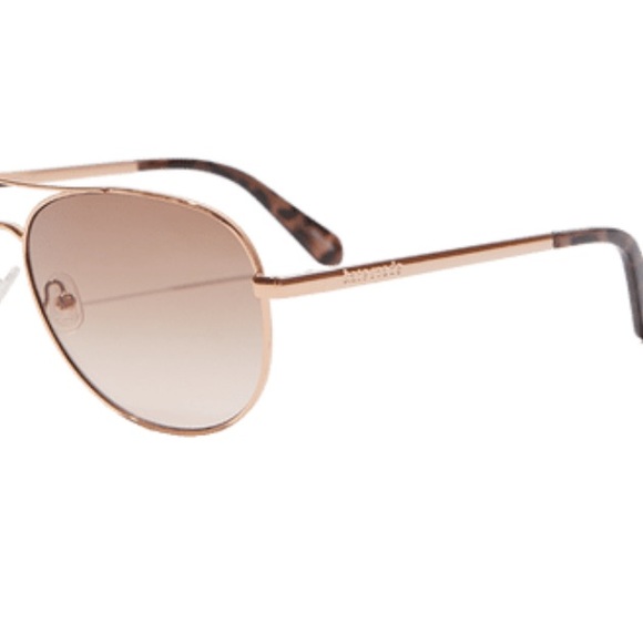 Kate Spade Emmaline Rose Gold Aviator Sunglasses - Picture 4 of 5